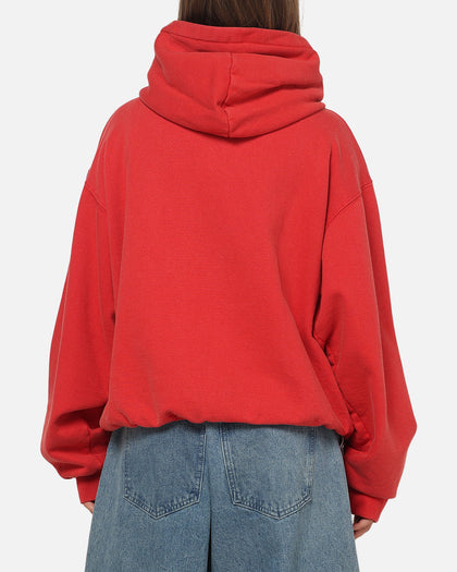 American Thrift Zip Hoodie Washed Red