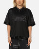 Playboy Boxy Football Jersey Black