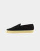 Saint Morta Hemisphere Suede Slip On Loafer Black/Gum