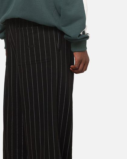 Carre Studio Trackpants Black Pinstripe