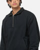 American Thrift Leisure Quarter Zip Mock Neck Sweater Washed Black