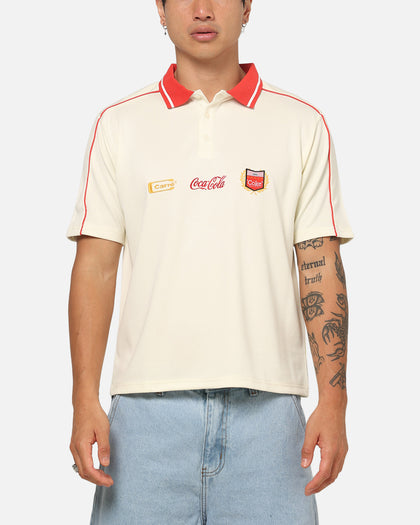 Carre Carré X Coca Cola Club Crest Polo Shirt Off White