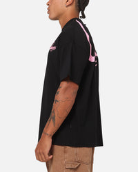 Carre Graffiti T-Shirt Black/Pink
