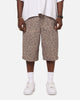 Playboy All Over Print Shorts Leopard Beige