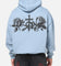 Saint Morta Conviction Boxy Hoodie Denim Blue