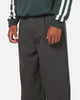 Carre Heritage Pleated Pants Black Pinstripe