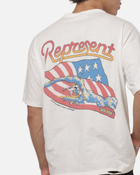 Represent Beach Boys Americas Band T-Shirt Flat White
