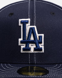 New Era Los Angeles Dodgers 'Ivory Contrast' 59FIFTY Fitted Navy