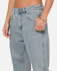 Worship Lounger Jeans Worship Worn Blue