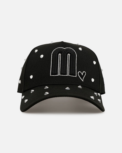 New Era Mexico National Baseball Team 'Black Satin Hearts' 9FORTY A-Frame Snapback Black