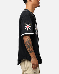 Pro Standard Las Vegas Golden Knights Mesh Button Up Jersey Black