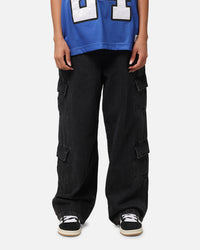 Carre Baggy Cargo Jeans Black Denim