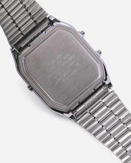 Casio AQ230A-7A Watch Silver/Silver