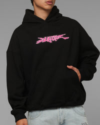 Loiter Cyber Logo Hoodie Black