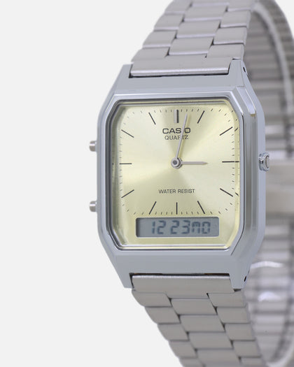 Casio AQ230A-9A Watch Silver