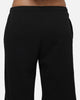 Nike Women's Studio Fleece Medium Weight Mid-Rise Wide-Leg Pants Black