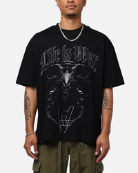 The Anti Order Life Is War T-Shirt Black