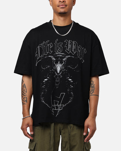 The Anti Order Life Is War T-Shirt Black