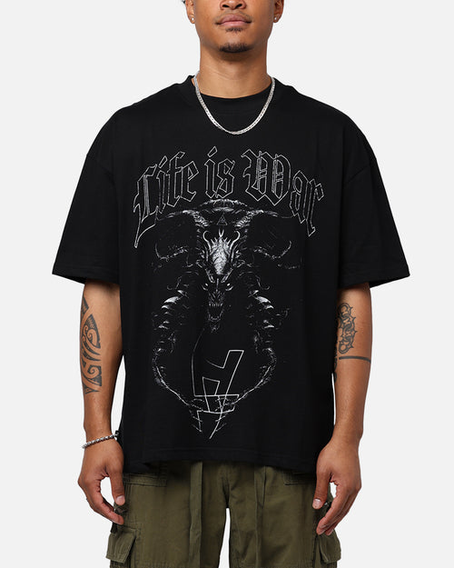 The Anti Order Life Is War T-Shirt Black
