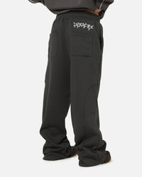 Carre Off Grid Panelled Trackpants Dark Grey