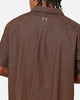 Saint Morta Baroque Button Up Shirt Dark Earth