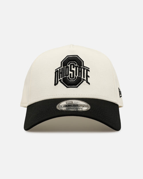 New Era Ohio State Buckeyes 'Easy Chrome Black' 9FORTY A-Frame Snapback Chrome/Black