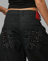 Loiter Midnight Pants Black