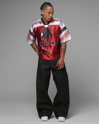 Loiter x Sonic Knuckles Jersey Red/White