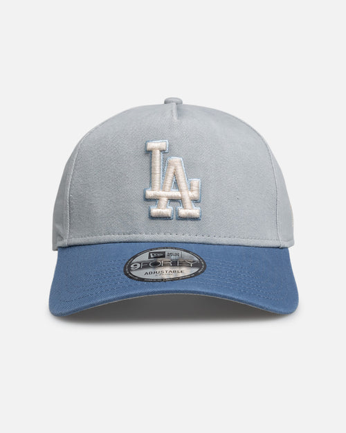 New Era Los Angeles Dodgers 'Faded Washed Grey' 9FORTY A-Frame Snapback Grey/Blue