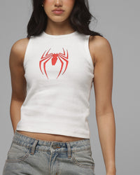 Loiter Marvel Spider-Man By Loiter Women's Spider Tank Off White