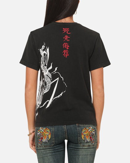 Ed Hardy Blaze T-Shirt Black
