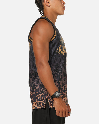 Mitchell & Ness Philadelphia 76ers Allen Iverson 'Leopard' Swing Jersey Black/Leopard