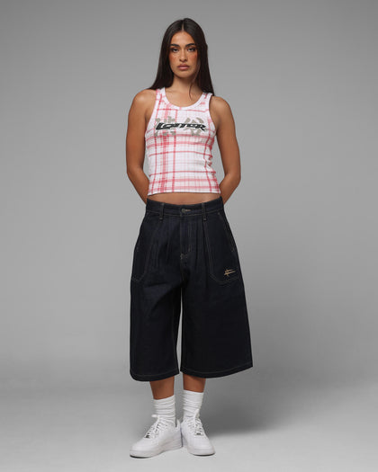 Loiter Shibuya Pleated Jorts Indigo