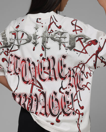 Loiter Marvel Spider-Man Carnage Boxy T-Shirt Off White
