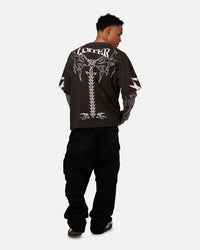 Loiter Seek N Destroy Long Sleeve T-Shirt Charcoal