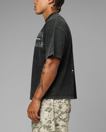 Loiter Chrome Dome T-Shirt Washed Black
