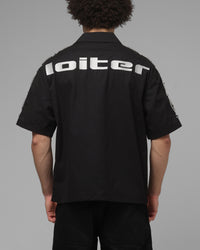 Loiter Rodeo Button Up Shirt Black