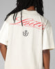 Loiter Drop Out Vintage T-Shirt Grey/White