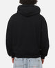 S Double Triple Block Zip Hoodie Black