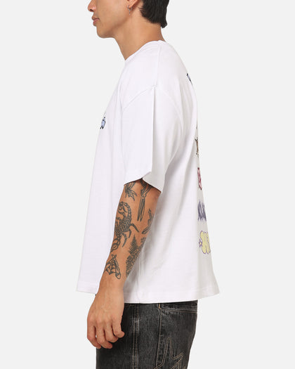 X-Large Graffiti Gorilla Fit T-Shirt White