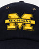 47 Brand Michigan Wolverines Wooly Clean Up Strapback Navy