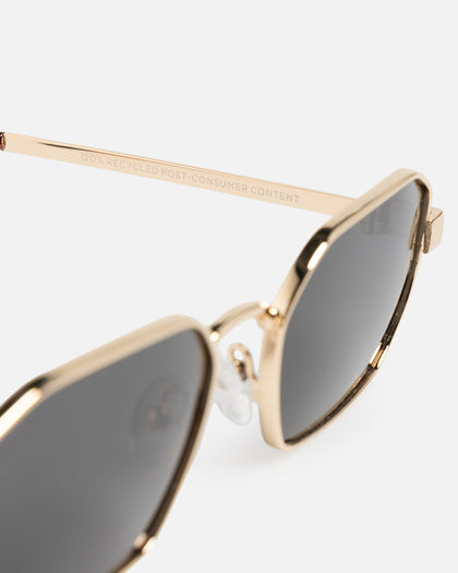 Le Specs Mythic Sunglasses Gold/Smoke
