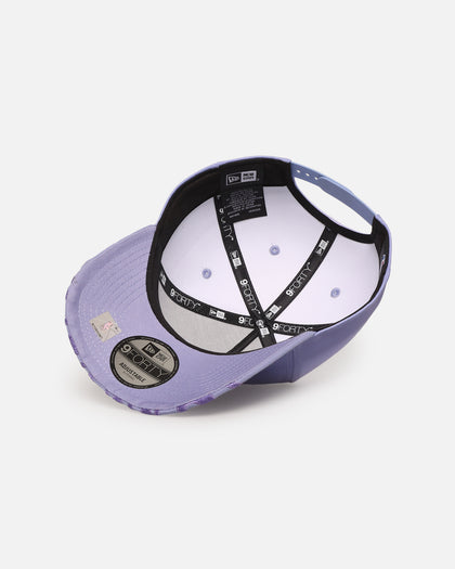 New Era Toronto Raptors 'Sundyed Flames' 9FORTY A-Frame Snapback Lavender