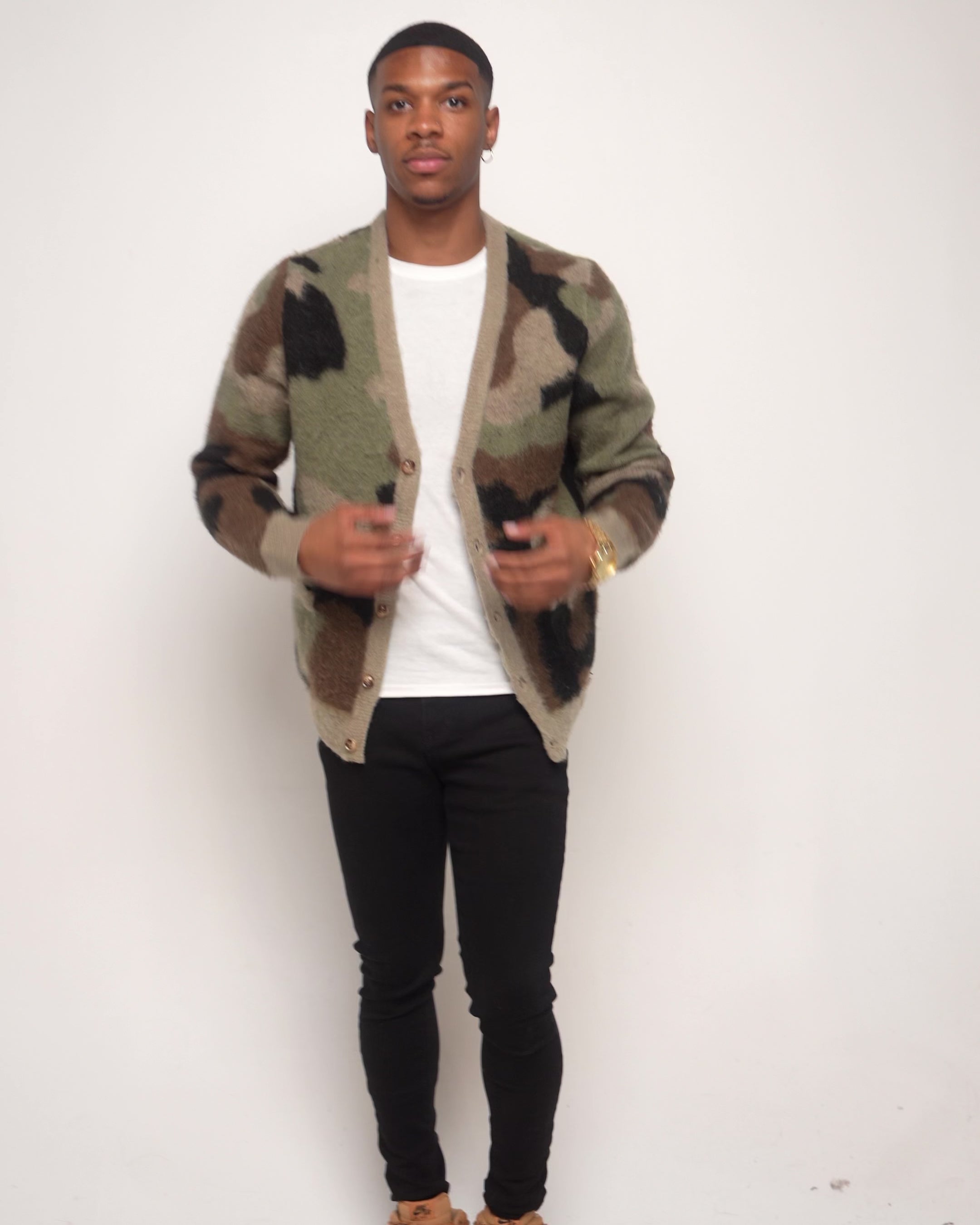 XXIII Camo Mohair Cardigan Camo | Culture Kings