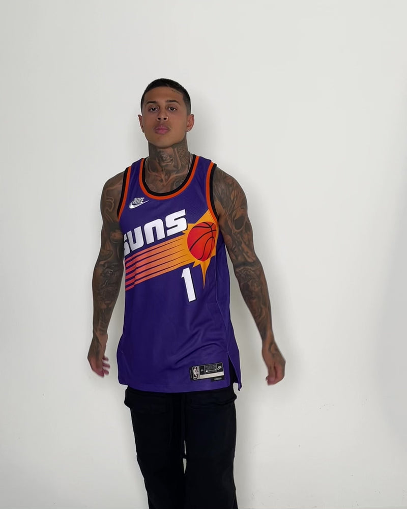 Adidas Men's Purple Graphic NBA Pheonix Suns Jersey