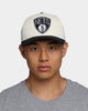 Mitchell & Ness Brooklyn Nets Pro Crown Snapback Off White/Black