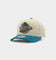 Mitchell & Ness Detroit Pistons Pro Crown Snapback Off White/Teal