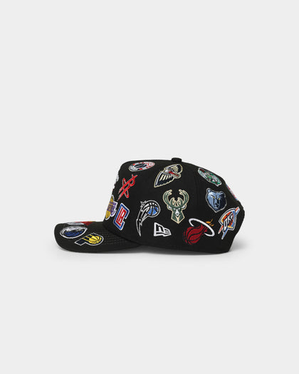 New Era NBA 'All Over League' 9FORTY K-Frame Snapback Black