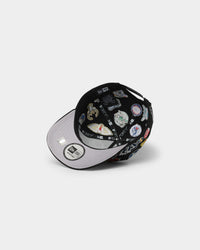 New Era NBA 'All Over League' 9FORTY K-Frame Snapback Black