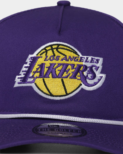 New Era Los Angeles Lakers 'The Rope' Old Golfer Snapback Team Colours